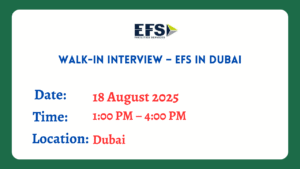 Walk-In Interview – EFS in Dubai